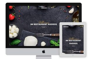 Restaurant Rhodos website