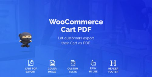 WooCommerce Cart PDF