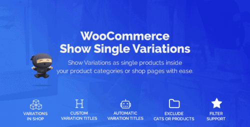 WooCommerce Show Single Variations