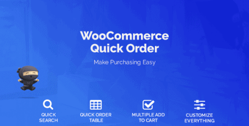 WooCommerce Quick Order