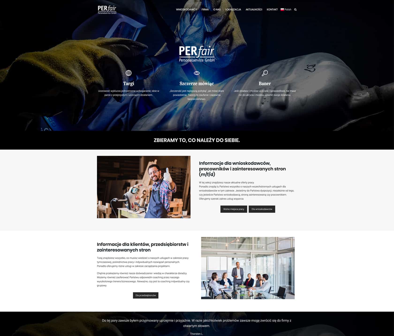 PerFair Website