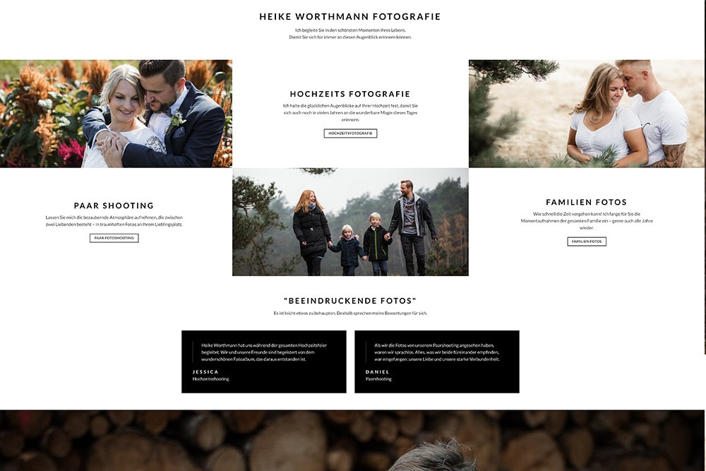 Fotografie Leistungen