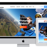 Skytandem Tandemsprung Website Redesign