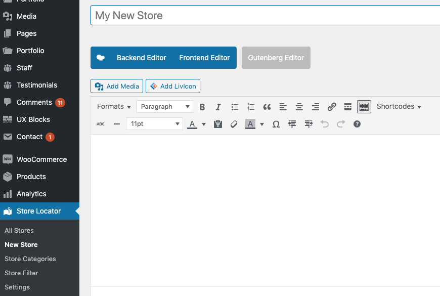 einen neuen Shop in WordPress erstellen