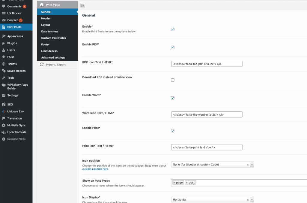 WordPress-Plugin zum Drucken von Beiträgen aktivieren