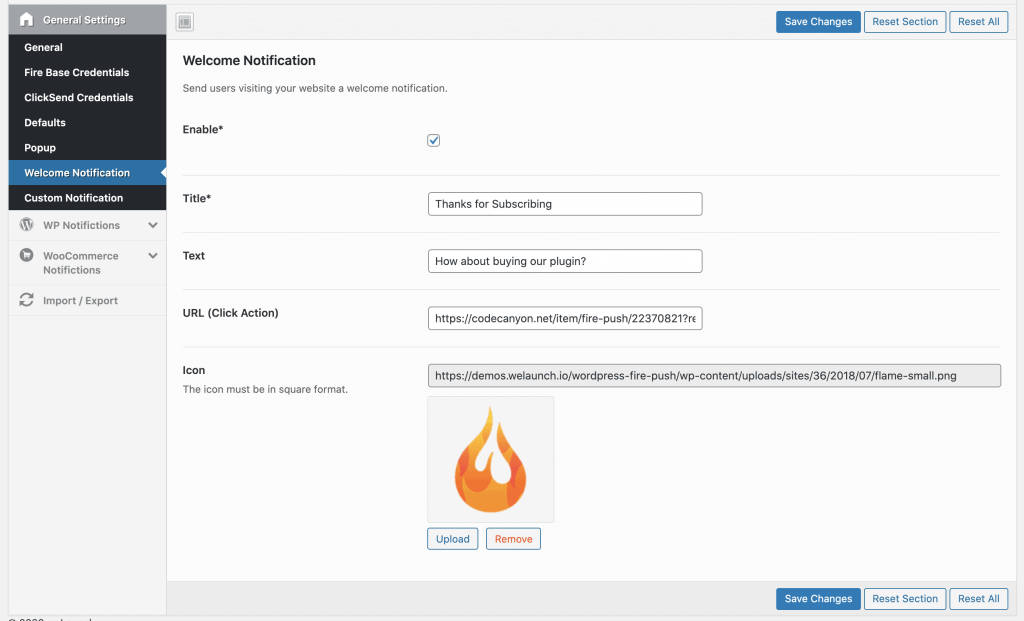 Begrüßungs-Benachrichtigungstext