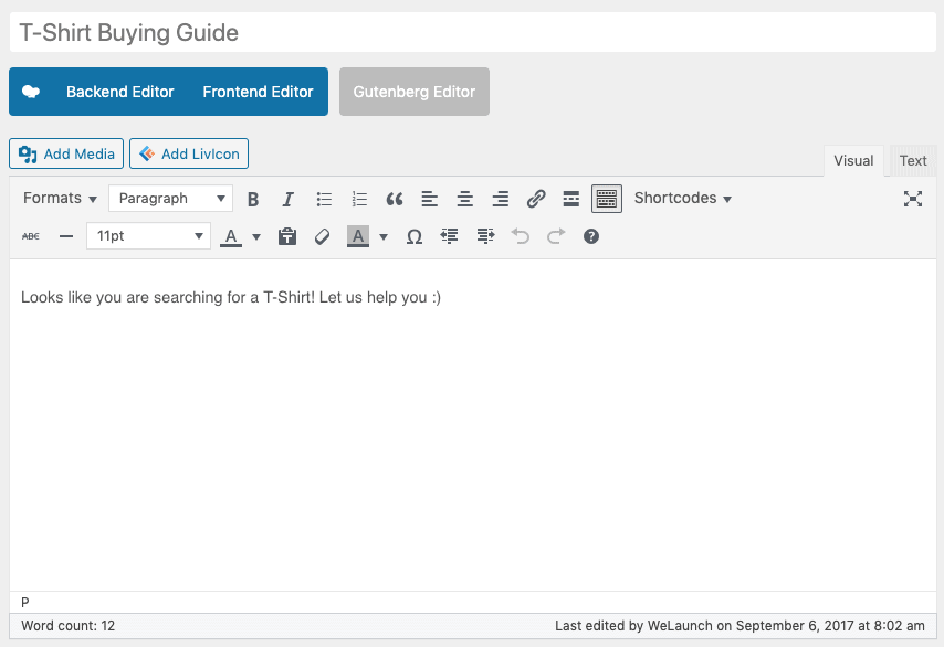 créer un guide d'achat woocommerce