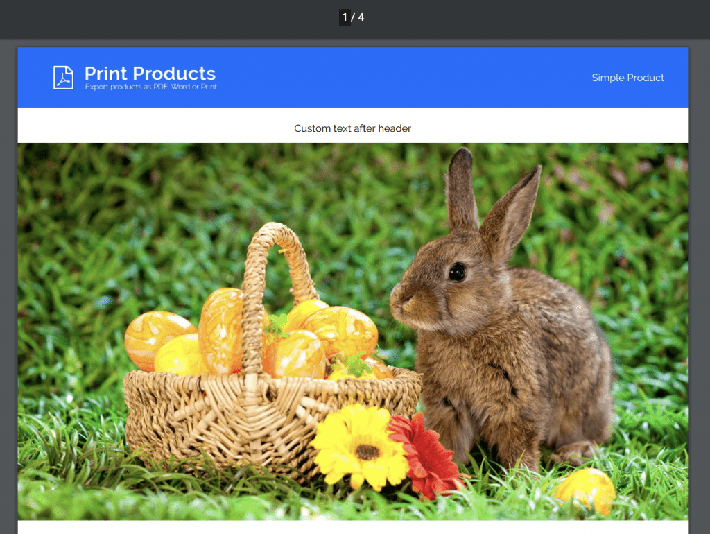 example print pdf template