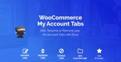 WooCommerce My Account Tabs