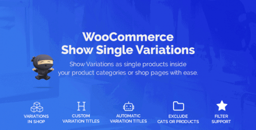 WooCommerce Show Single Variations
