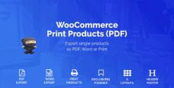 WooCommerce Print Products (PDF)