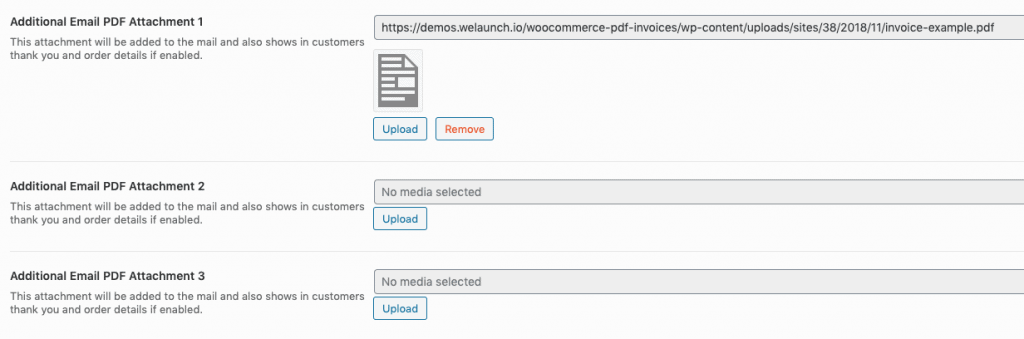 add additional PDFs to WooCommerce order emails