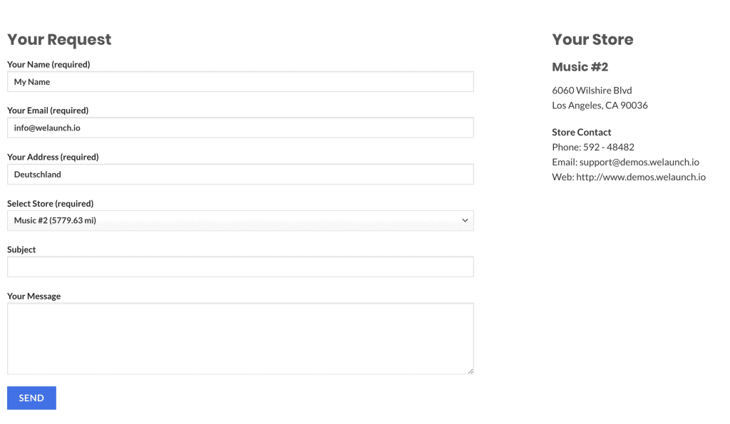 contact wp store