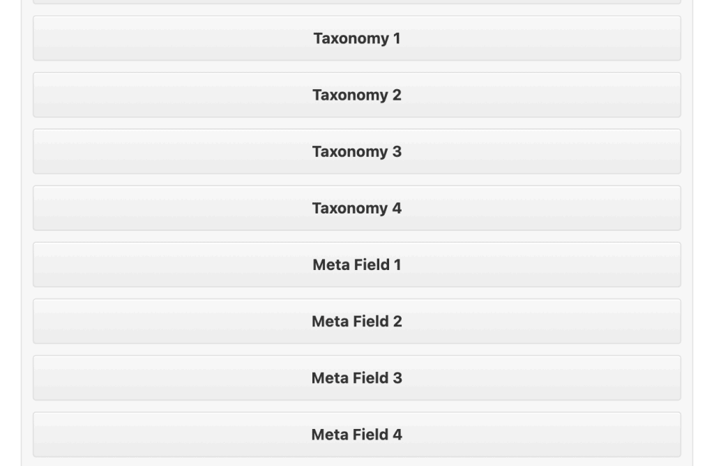 Custom meta & Taxonomy compare