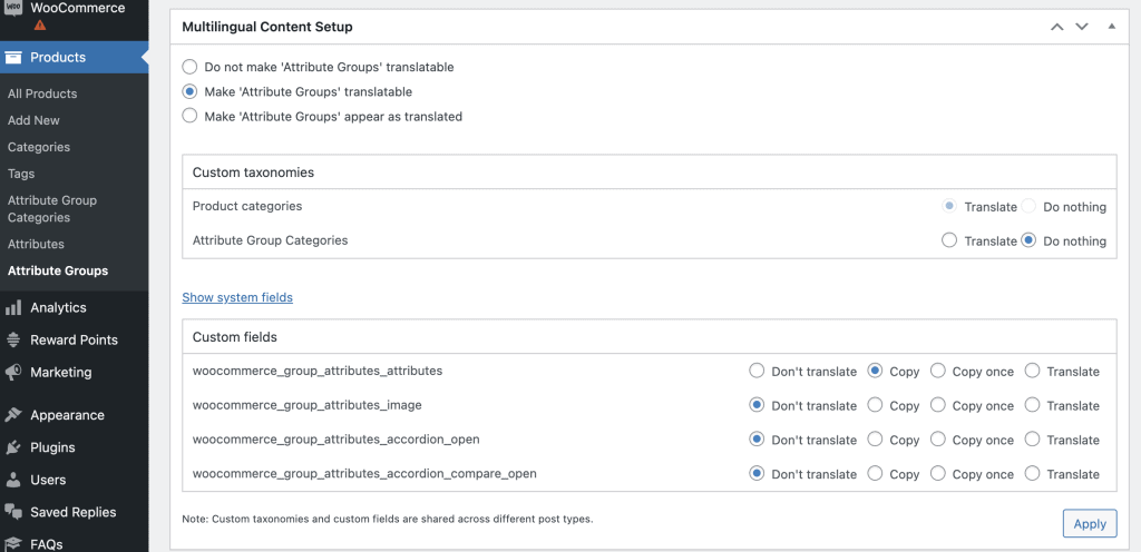 translate custom post types