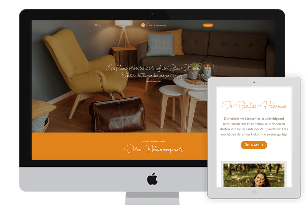 Website of midwife Practice