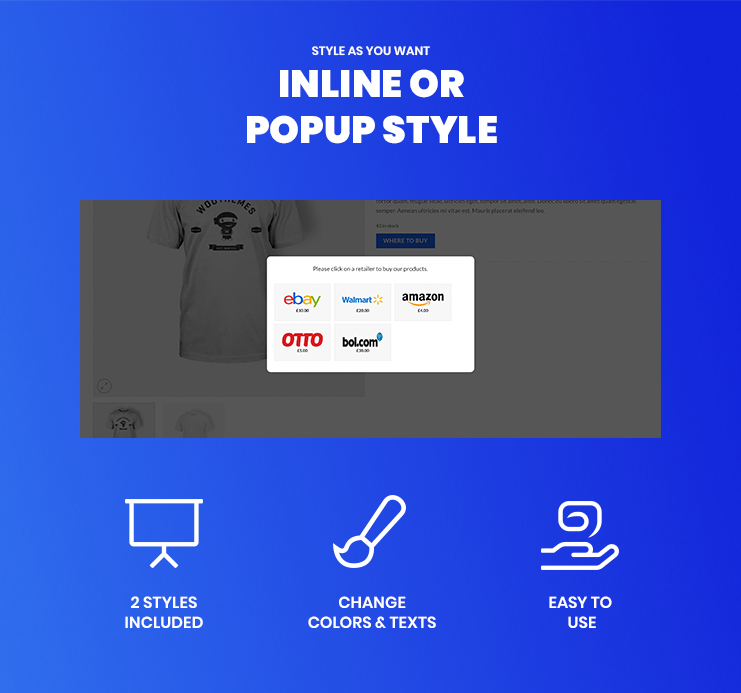Inline or Popup Stlye