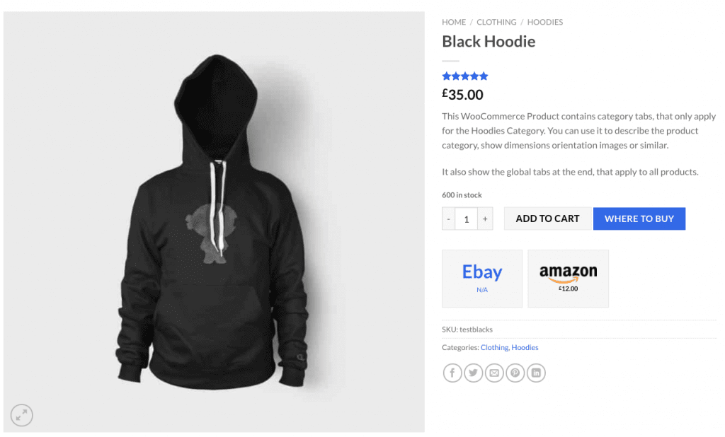 retailers show after button click