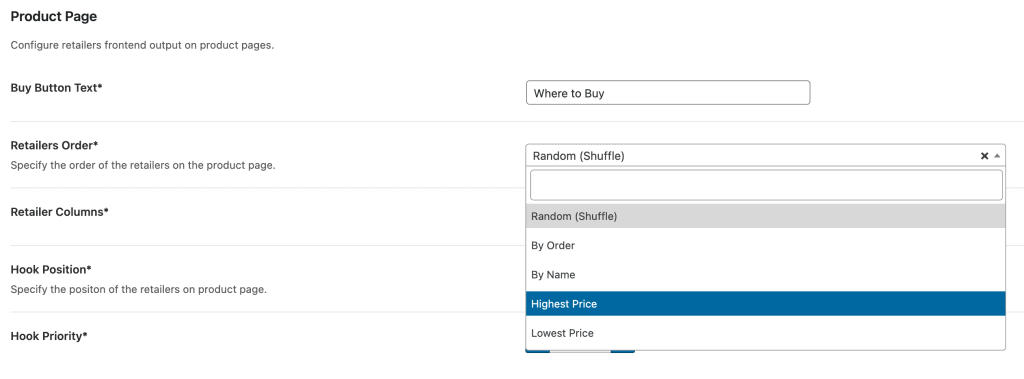 smart retailer sorting