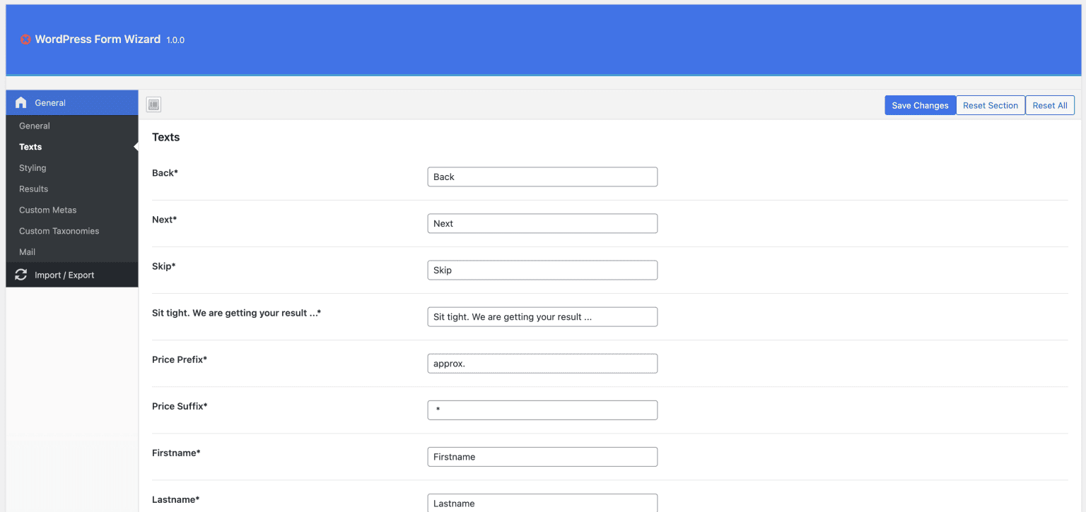 Setup WordPress Form Wizard Plugin - weLaunch