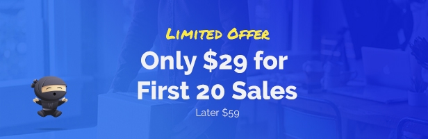 Only $29 for first 20 Sales