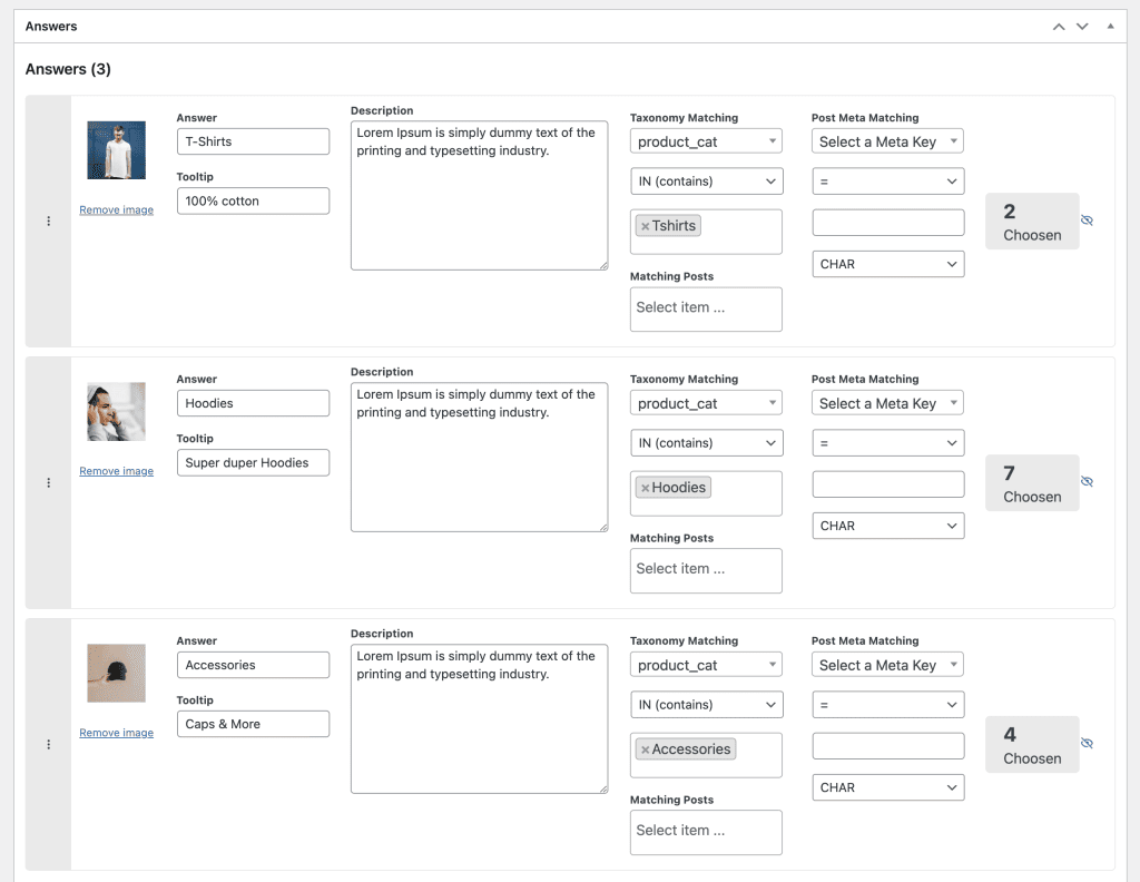 taxonomy meta or post matching