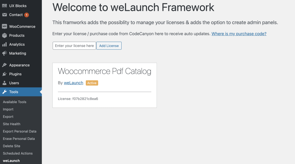 welaunch framework