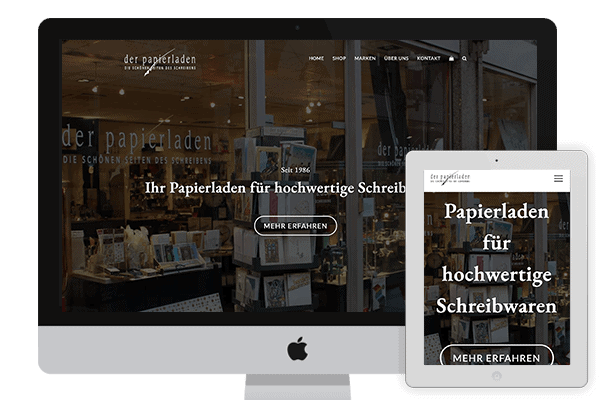 Der Papierladen Website