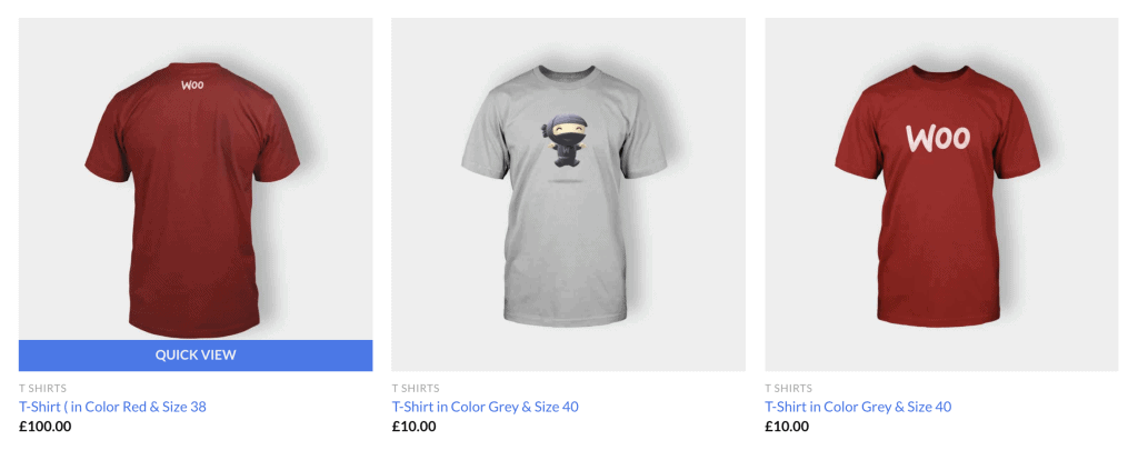 2nd variation image in woocommerce shop loop