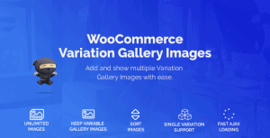 WooCommerce variation gallery images