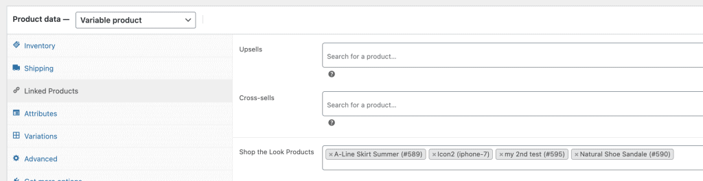how to create a shop the look product in WooCommerce