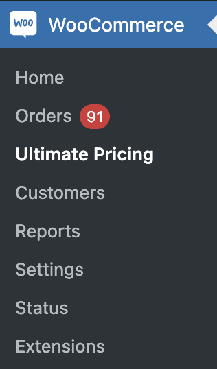 WooCommerce ultimate pricing menu