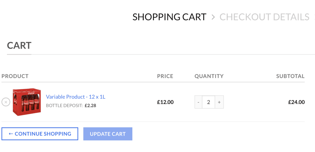 El depósito en su tienda WooCommerce
