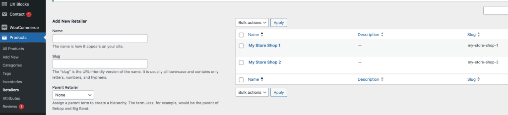 add a new retailer